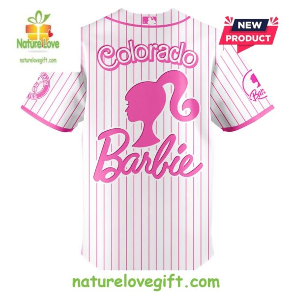 Colorado Rockies MLB Barbie Night Game Baseball Jersey