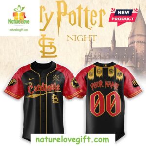 Custom St.Louis Cardinals Harry Potter Night Heritage Baseball Jersey