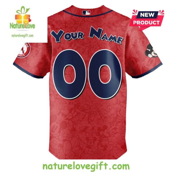 Custom St.Louis Cardinals Mickey Night Game Baseball Jersey