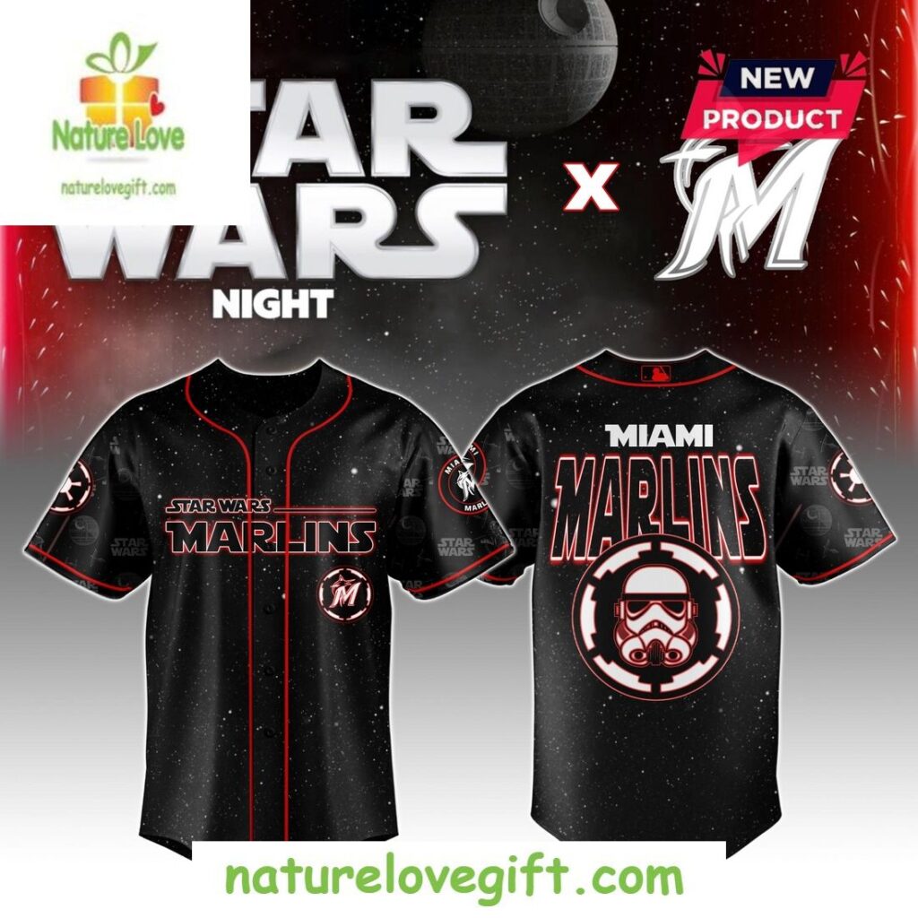 Miami Marlins MLB Star Wars Night 2026 Baseball Jersey - Unique