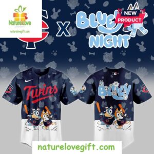 Minnesota Twins 2025 Bluey Night Baseball Jersey 2
