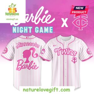 Minnesota Twins MLB Barbie Night Game Baseball Jersey