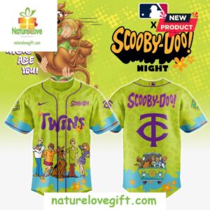 Minnesota Twins MLB x Scooby Doo Baseball Jersey 2