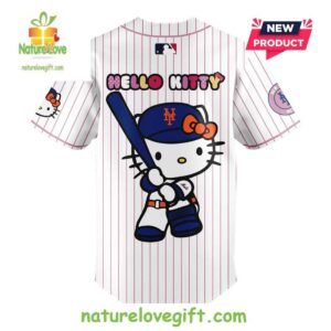 New York Mets x Hello Kitty Night Game Baseball Jersey 3