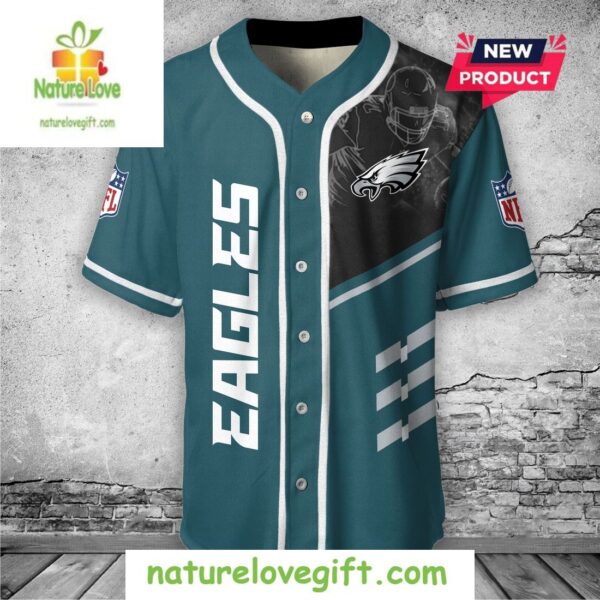 Philadelphia Eagles Funny Snoppy Baseball Jersey