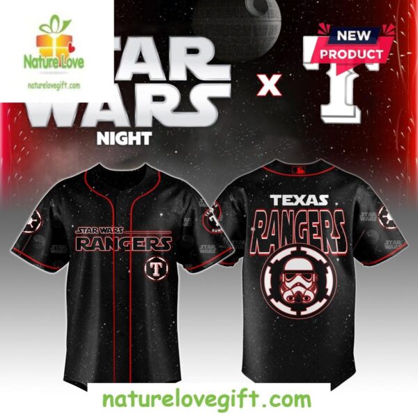 Texas Rangers MLB Star Wars Night 2025 Baseball Jersey