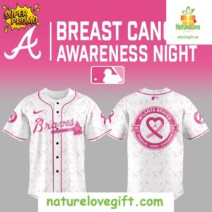 Atlanta Braves Cancer Awareness Night 2025 Jersey