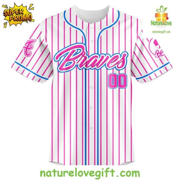 Atlanta Braves MLB Barbie Night Game 2025 Limited Edition Baseball Jersey