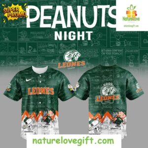 Leones De Yucatán 75th Anniversary of Peanuts Baseball Jersey