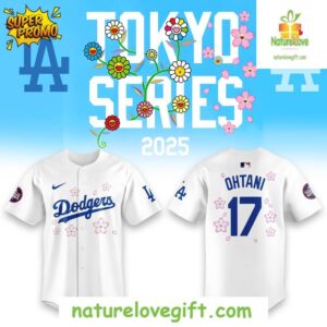 Los Angeles Dodgers Takashi Murakami MLB World Tour Tokyo Series Special Baseball Jersey