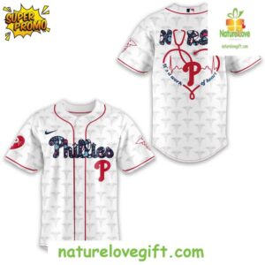 Philadelphia Phillies x NURSES NIGHT 2025 White Baseball Jersey