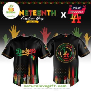 Los Angeles Dodgers MLB Juneteenth Baseball Jersey
