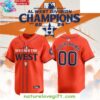Houston Astros Orange We Own The West Jersey Baseball