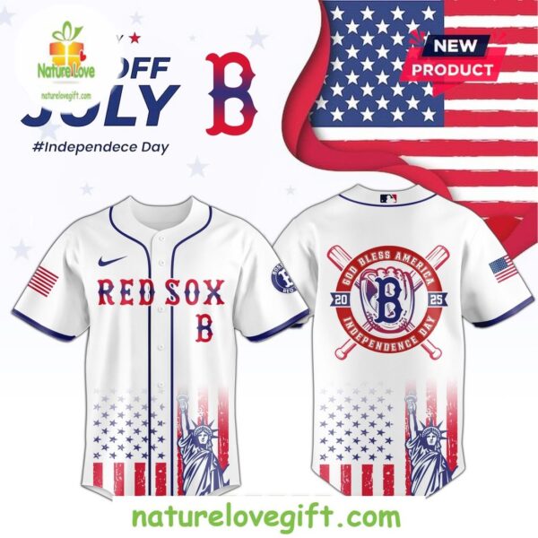 Boston Red Sox 2025 Independence Day MLB Baseball Jersey