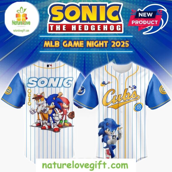 Chicago Cubs MLB Sonic Game Night Baseball Jersey 1080468