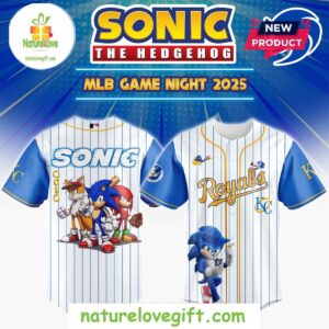 Kansas City Royals MLB x Sonic Game Night Baseball Jersey 2
