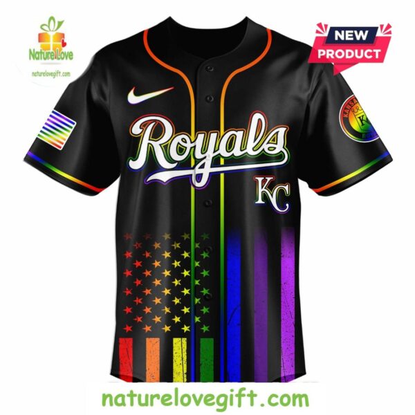 Kansas City Royals Pride Month Baseball Jersey