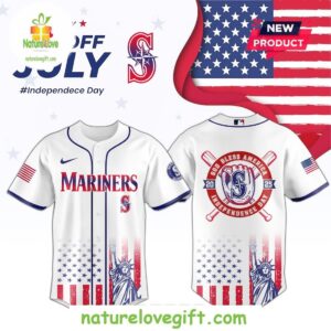 Seattle Mariners MLB Independence Day 2025 Baseball Jersey 2