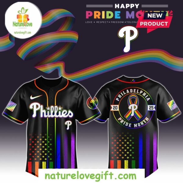 Philadelphia Phillies Pride Month MLB Baseball Jersey