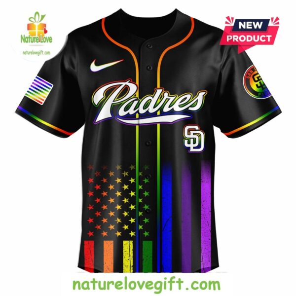 San Diego Padres Pride Month MLB Baseball Jersey