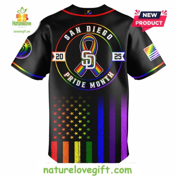 San Diego Padres Pride Month MLB Baseball Jersey
