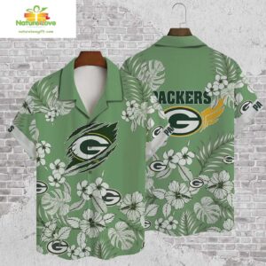 Green Bay Packers Hawaiian Shirt 2023 AOP NFL V27 Game Ready