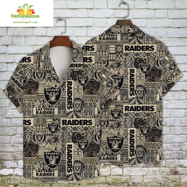 Las Vegas Raiders Hawaiian Shirt NFL 2025 Stylish Aloha