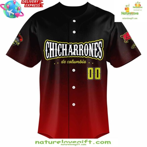 Columbia Fireflies 2025 Baseball Jersey Chicharrones Fan Gear