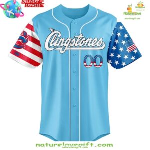 Columbus Clingstones 4th Of July Special Edition Baseball Jersey InspirDG 2