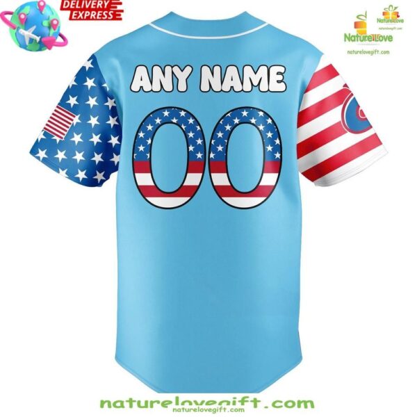 Columbus Clingstones Baseball Jersey 4th Of July Special Edition