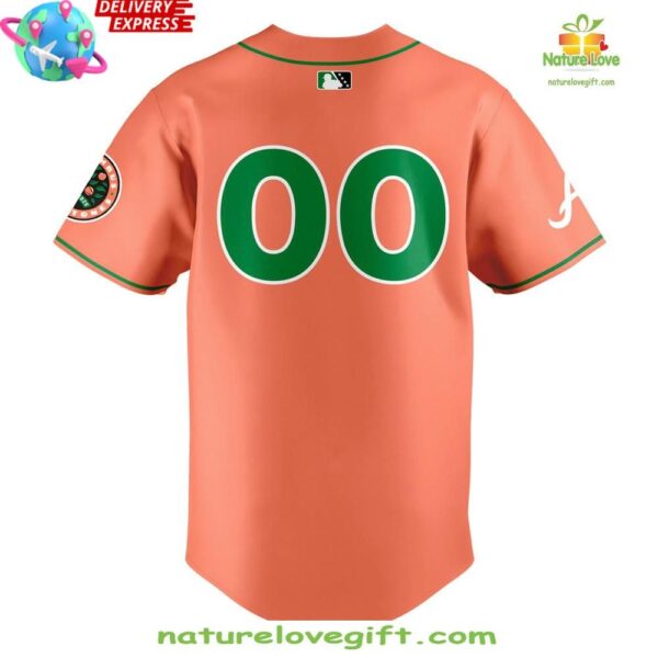 Columbus Clingstones Peach Baseball Jersey