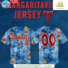Hickory Crawdads 2025 Margaritaville Night Baseball Jersey