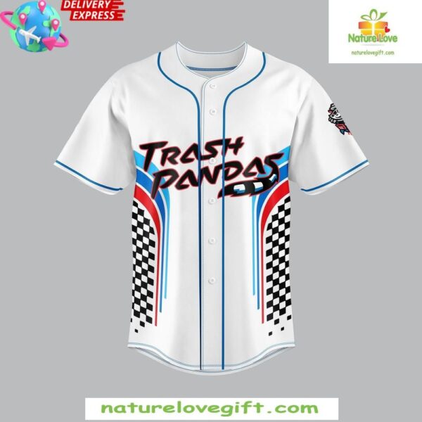 Rocket City Trash Pandas 2025 Racing Night Jersey Baseball