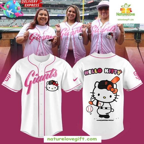 San Francisco Giants Hello Kitty White Jersey Special Edition