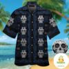 Auburn Tigers Hawaiian Shirt Skull Print Aloha Button Up