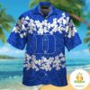 Duke Blue Devils Hawaiian Shirt Short Sleeve Button Up Aloha Shirts