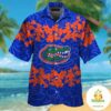 Florida Gators Hawaiian Shirt Short Sleeve Button Up Tropical Aloha