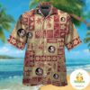 Florida State Seminoles Hawaiian Shirt Tropical Aloha Button Up VER014