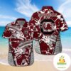 Gamecocks Hawaiian Shirt South Carolina Fishing Button Up Short Sleeve