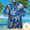 Kansas Jayhawks Hawaiian Shirt Short Sleeve Aloha Button Up VER018