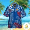 Kansas Jayhawks Hawaiian Shirt Short Sleeve Aloha Button Up VER05