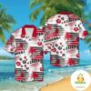 Louisville Cardinals Hawaiian Shirt Aloha Button Up Tropical Short Sleeve