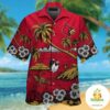 Louisville Cardinals Hawaiian Shirt Aloha Tropical Button Up Shirts