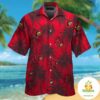 Louisville Cardinals Short Sleeve Button Up Tropical Hawaiian Shirt