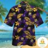 LSU Tigers Hawaiian Shirt Short Sleeve Button Up Aloha Tropical VER016