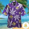 LSU Tigers Short Sleeve Cannabis Tropical Hawaiian Shirt