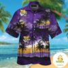 LSU Tigers Sunset Button Up Tropical Hawaiian Shirt