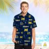 Michigan Wolverines Personalized NCAA Hawaiian Shirt