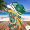 NCAA San Francisco Dons Hibiscus Aloha Shirt