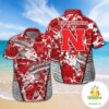 Nebraska Cornhuskers Hawaiian Shirt Fishing Aloha Button Up